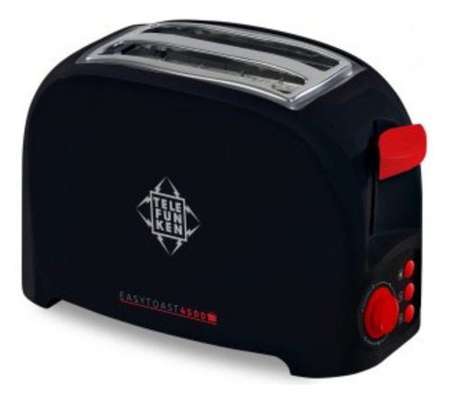 Tostador Eléctrico 900 W Telefunken Easytoast 4500 7 Niveles Color Negro