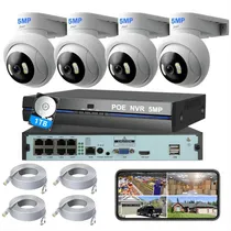 Comprar 2nlf® Poe 5 Mp Kit De Camaras Videovigilancia Cctv 1tb Nvr