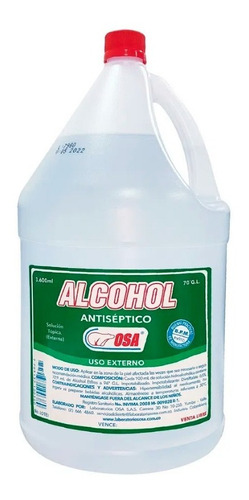 Alcohol Antiséptico 3.600 Ml
