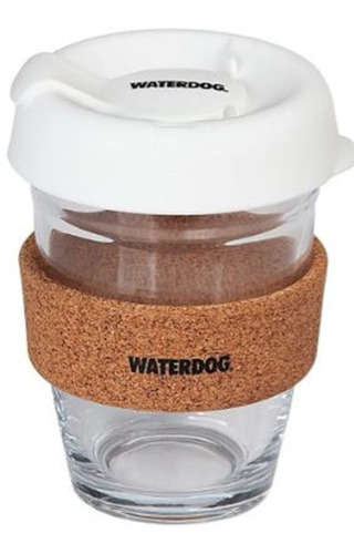 Imagen 1 de 4 de Vaso Taza Doble Vidrio Waterdog Capuchino 350ml Cafe