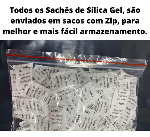 Silica Gel Atacado 1g Pacote 1000uni Antiembaçante Umidade