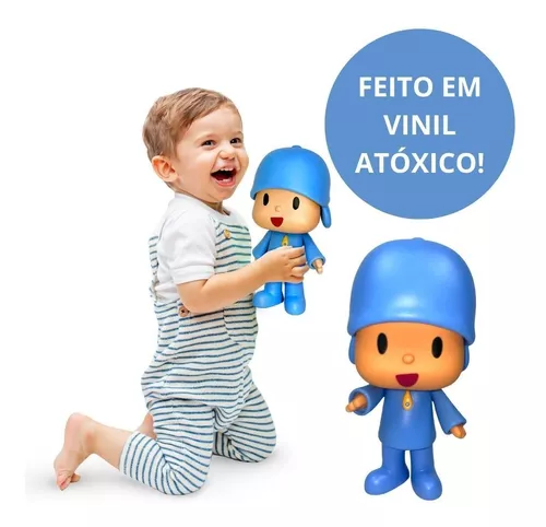 Boneco Pocoyo 14Cm Vinil Menino Presente Bebê Brincadeira Criança Desenho  0275 em Promoção na Americanas