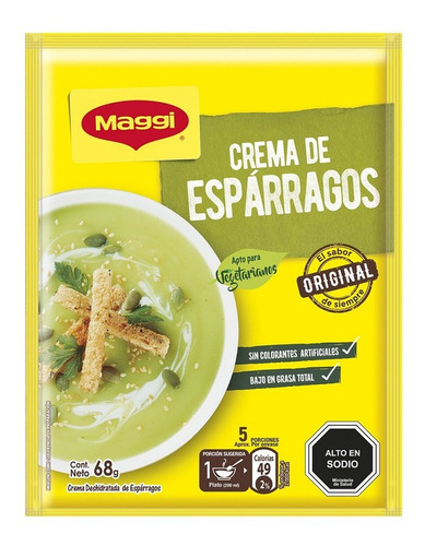 Crema De Esparragos Maggi 68gr(1uni)super