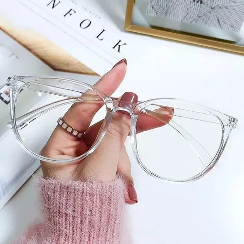 Lentes opticos marco transparente sale