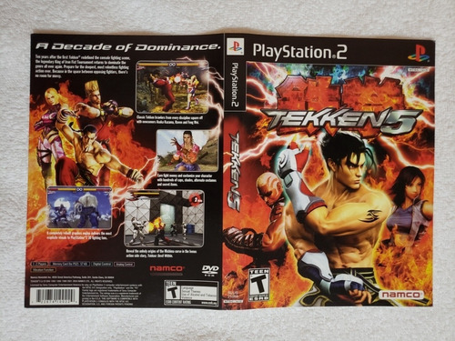 Tekken 5 Ps2 Portada