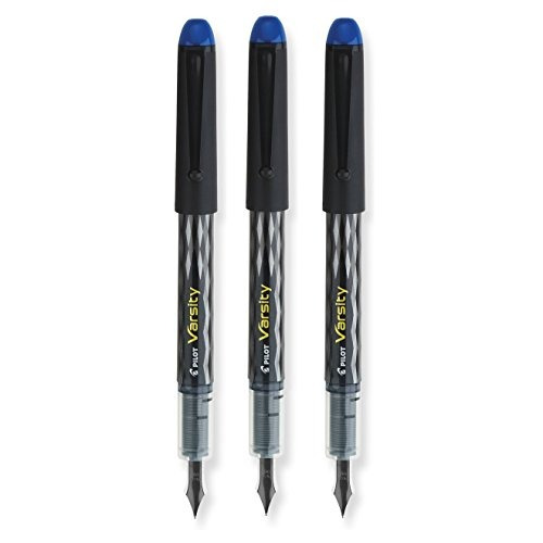 Pilot Varsity Plumas Desechables, Tinta Azul (90011x3)