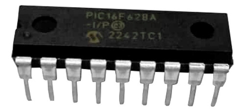 Microcontrolador Microchip Pic16f628a 8bits 18 Pines Flash