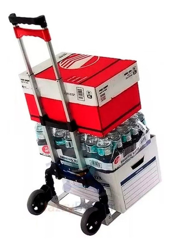 Carreta Escalador Coche Carga Plegable Hd 90kg Wolfox Wf0724