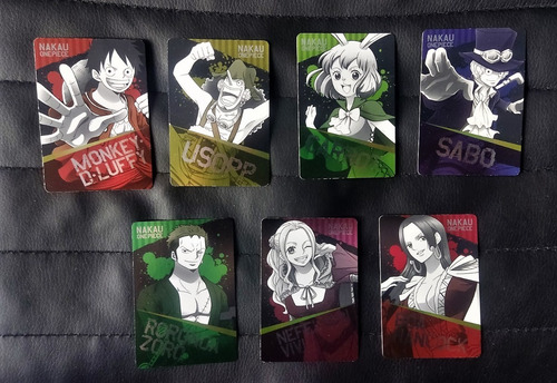 Set De Cards Metalizados One Piece [ Nakau ]