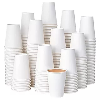 270pack 12oz Disposable Paper Cups, Paper Coffee Cups,h...