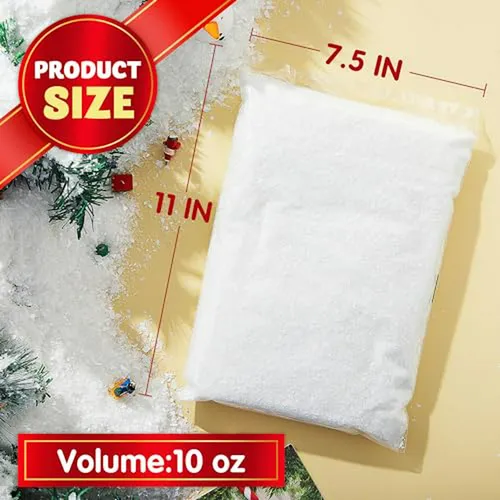 Nieve Artificial 280g Para Árbol De Navidad Y Decoración