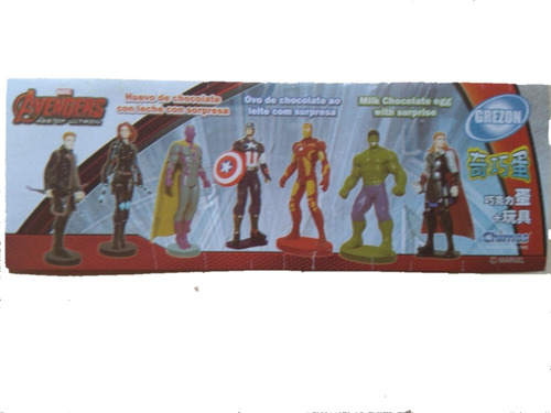 Figuras Avengers Age Of Ultron Huevo Sorpresa Chimos
