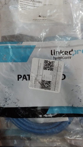 Linkedpro Cable De Parcheo Utp Cat6 3mts 10pza Lp-ut6-300-bu