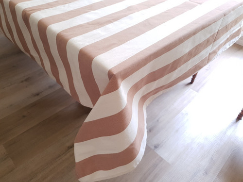 Imagen 2 de 6 de Mantel Tusor Rectangular 2.50x1.50 Mts 100% Algodón Premium