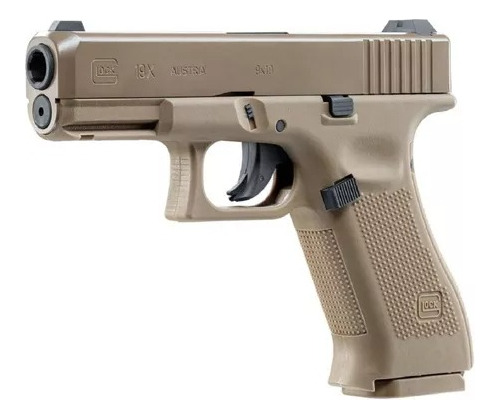 Pistola Aire Comprimido Glock 19x Co2 19 Tiros Cal 4,5 20156