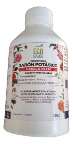 Jabon Neem Canela 250ml Ecomambo 