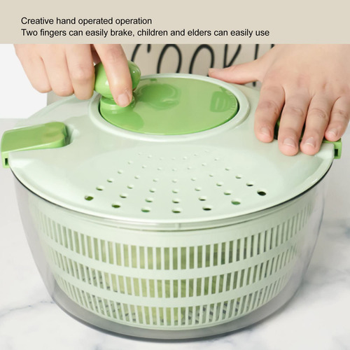 Secador De Verduras, Centrifugador De Ensaladas De 4 L,