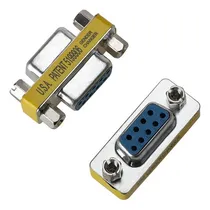 Comprar Conector Db9 9pines Hembra Hembra Adaptador Rs232 Serial Kit