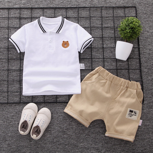 . Conjunto De Bebé Ropa For Niño De Camisa Shorts Con