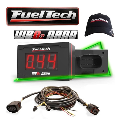 Fueltech Wideband O2 Nano E Chicote 2m Sem Sonda + Brindes