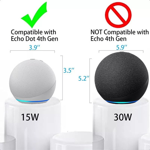 Cargador Adaptador Para Alexa Echo Dot 5ta 4th 3ra Gen Pop
