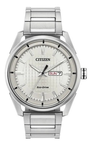 Reloj Citizen Aw0080-57a Eco-drive Color de la correa Plateado Color del bisel Plateado Color del fondo Plateado