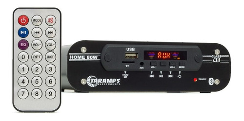 Amplificador Taramps Home 80 - 4 Ch Bivolt Bluetooth Usb Sd