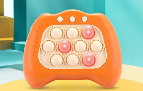 Juego Pop-it Sensory Fidget Toys, Juguete Color Naranja