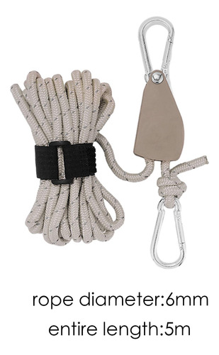 Cordón De Suspensión De Cuerda De Polea De L Y Marrón