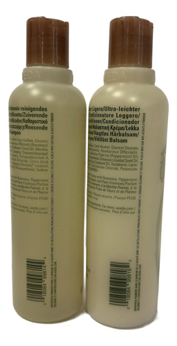 Conjunto De Shampoo E Condicionador Aveda Rosemary Mint 250m