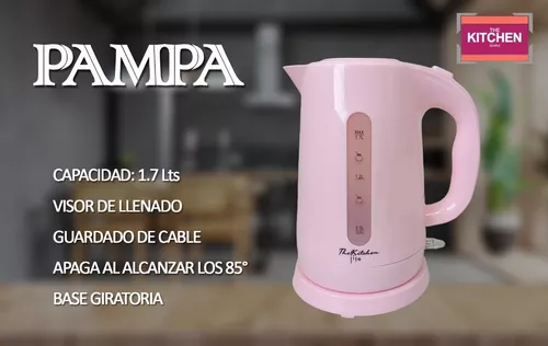 Pava Electrica The Kitchen Life Pampa 1.7 L Color Celeste