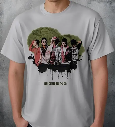 BIGBANG VI スンリ THE GREAT BIGシャツ(L) Camiseta Big Bang Kpop Unissex Band Blusa Camisa Seungri
