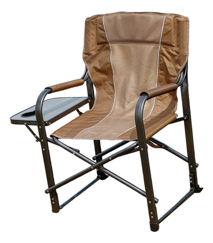 Silla De Director Para Acampar Con Mesa Auxiliar, Silla