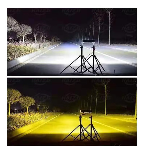 Barra Led Luz Blanca Y Amarilla De Súper Brillo 390w 607mm