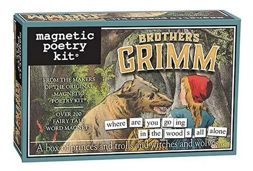 Kit De Poesía Magnética Hermanos Grimm - Letras Para Nevera