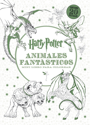 Harry Potter Animales Fantasticos Mini Libro Para Colorear -