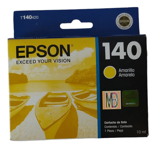 Cartucho Epson T140420 Amarillo 140 T42wd Tx525fw 620fwd Tx5