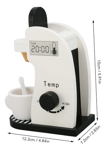 Cafetera Infantil Kitchen Playset Para Niños Color Negro Y