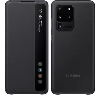 Case Galaxy S20 Ultra S-view Flip Cover Original Negro