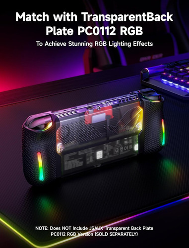 Capa De Proteção Jsaux Silicone Grip Compatível Com Rog Ally X, Rog Ally X Grip, Acessórios Asus Rog Ally X, Conjunto De Capa De Silicone