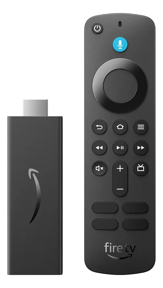 Amazon Fire TV Stick HD 4ª Gen Preto 8GB 1GB WI-FI 5 (2024)