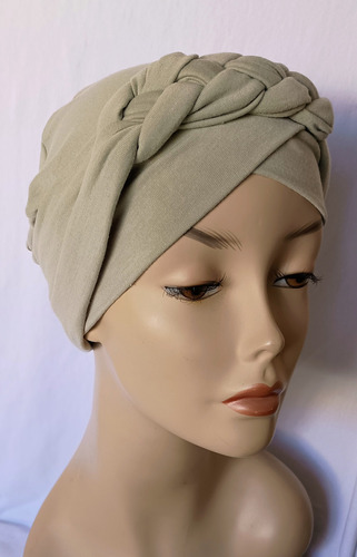 Turbante Oncologico Gorro  Con Vincha Trenzada