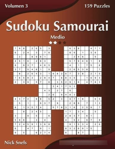 Sudoku Samurai - Medio - Volumen 3 - 159 Puzzles