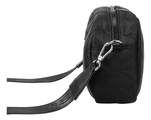 Bolsa Crossbody Enso Mujer Eb244116cbb Negro Acabado de los herrajes Níquel Diseño de la tela Liso