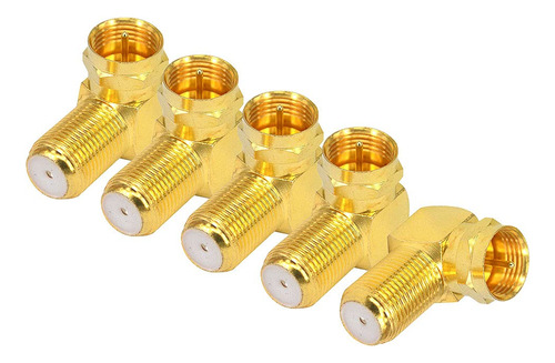 Boobrie 5 Adaptador Cable Coaxial Angulo Recto Tipo F Hembra