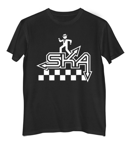 Remera Hombre Color Ska Flechas Baile Disco Musica Silueta