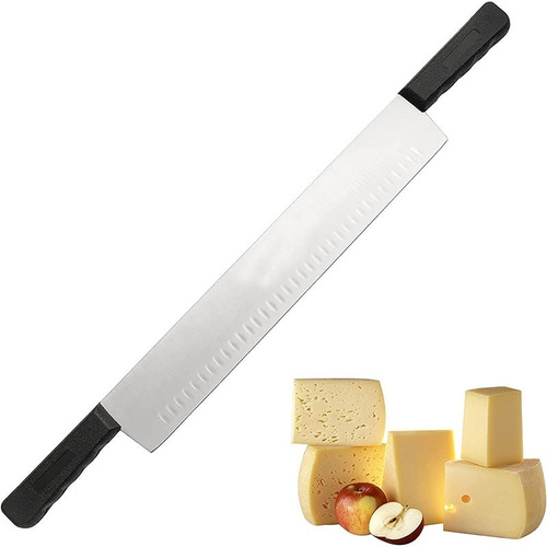 Cuchillo Para Queso 2 Mangos 38 Cms De Hoja Horma Queseria