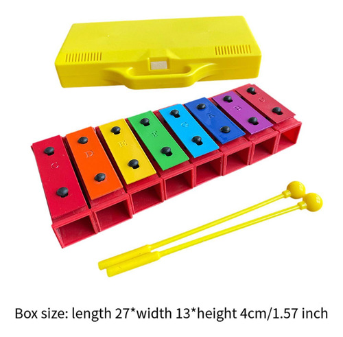 Glockenspiel Hand Knock Piano Toy Xilófono Para Regalos