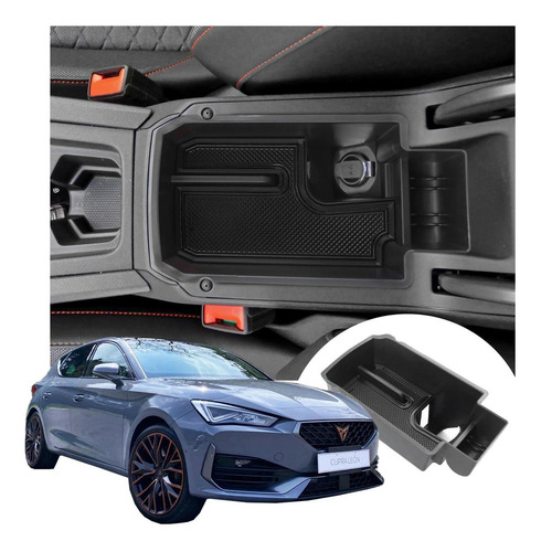 Imagen 2 de 4 de Compartimento Organizador Consola Central Cupra Leon Mk4