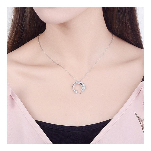 Imagen 5 de 6 de Collar De Abeto Chino Meteor Garden Para Mujer 925